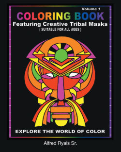 African Masked Theme Coloring Book