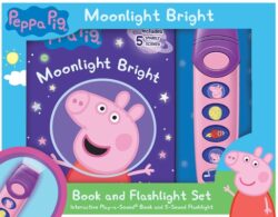 Peppa Pig: Moonlight Bright Book and 5-Sound Flashlight Set [With Flashlight]