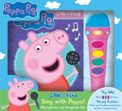 Peppa Pig: Sing with Peppa!: Look and Find Microphone and Songbook Set [With Microphone]